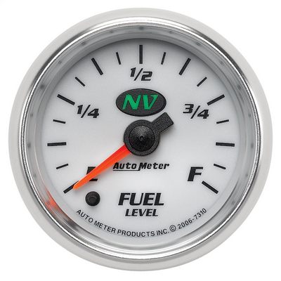 Auto Meter NV Electric Programmable Fuel Level Gauge - 7310
